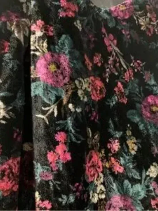 Torrid Velvet Floral Tank Top Whimsigoth Fairy Grunge Women’s - Picture 4 of 4